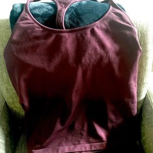 Athleta ribbed support tank top